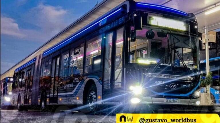 Salvador (BA) recebe dois novos ônibus elétricos para testes
