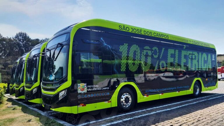 São José dos Campos (SP) inicia distribuição dos 400 ônibus elétricos locados com a Green Energy S.A.