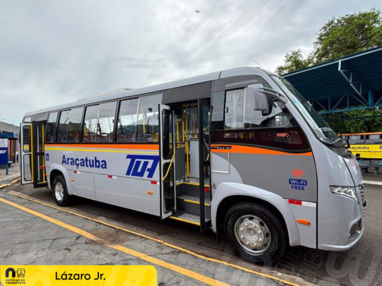 NT EXPRESS: TUA apresenta dois novos micro-ônibus para transporte de Araçatuba (SP)