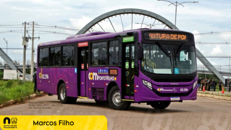 JTP Transportes entrega 51 ônibus zero km para Porto Velho (RO)
