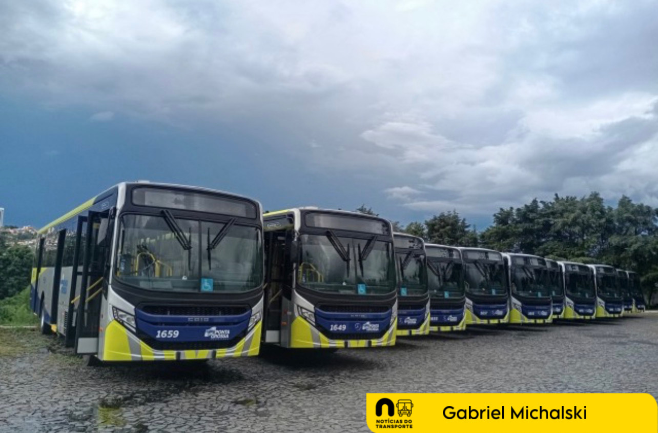 Ponta Grossa (PR) renova frota com 40 ônibus zero km