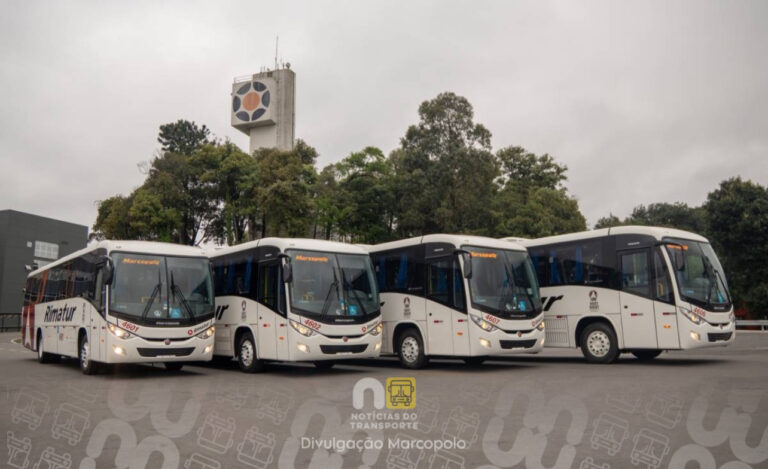 Rimatur renova frota com 10 novos ônibus em parceria com a Marcopolo