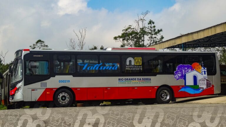 Confira galeria de imagens: Viação Talismã apresenta oficialmente novo layout e nova frota para o transporte municipal de Rio Grande da Serra (SP)