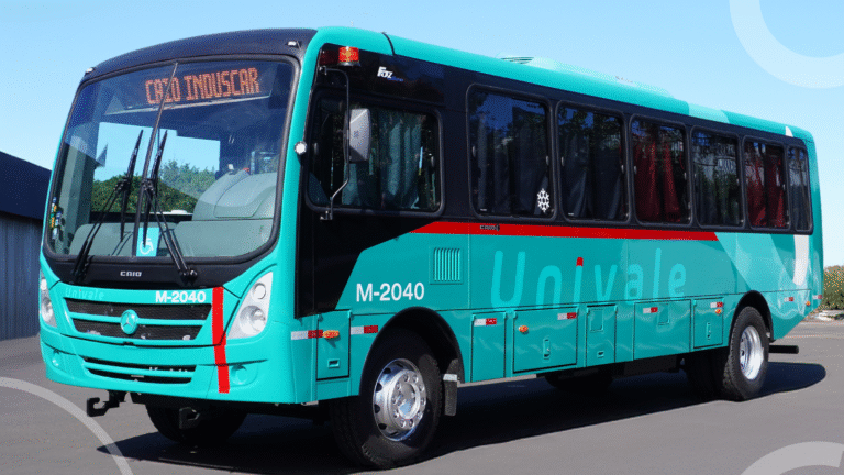 Univale adquire quatro ônibus do modelo Foz Super 2500 da Caio