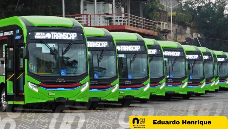 Transcap recebe 15 ônibus elétricos com tecnologia Eletra em São Paulo