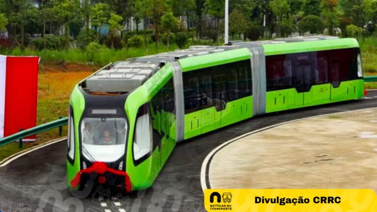 Com Vídeo — Paraná testa veículo autônomo por indução magnética em linha metropolitana entre Pinhais e Piraquara