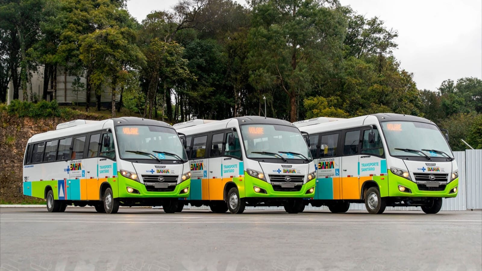 Volare entrega 59 micro-ônibus para o sistema de saúde da Bahia