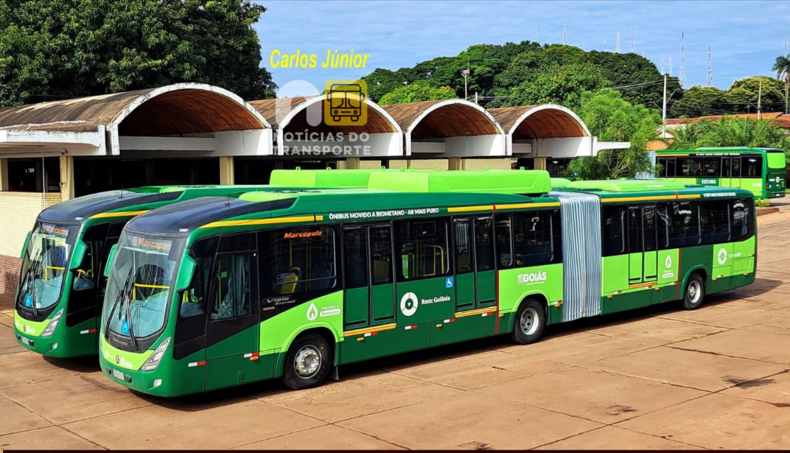 Metrobus inicia renovação com 79 novos articulados para o BRT Leste-Oeste em Goiânia