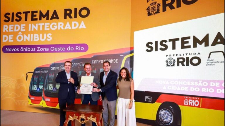 Prefeitura do Rio assina concessão e Grupo Comporte confirma início da operação de ônibus na Zona Oeste